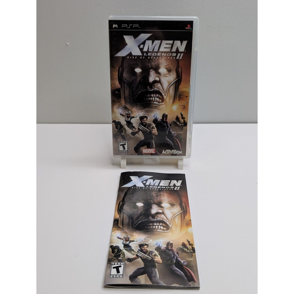 X-Men Legends II: Rise of Apocalypse 2 PSP Playstation Portable CIB WITH MANUAL